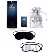Набор из двух масок на глаза Soft Blindfold Twin Pack - Fifty Shades of Grey - купить с доставкой в Красногорске