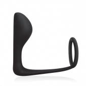 Стимулятор простаты с фиксацией эрекционным кольцом Prostate Gear - BlueLine - в Красногорске купить с доставкой