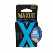 Классические презервативы в пластиковом кейсе MAXUS Classic - 3 шт. - Maxus - купить с доставкой в Красногорске