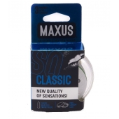 Классические презервативы в пластиковом кейсе MAXUS Classic - 3 шт. - Maxus - купить с доставкой в Красногорске