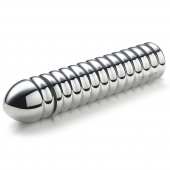 Рельефный фаллос для интенсивного электросекса Groovey George - 20 см. - MyStim - купить с доставкой в Красногорске