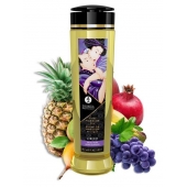 Массажное масло Libido Exotic Fruits с ароматом экзотических фруктов - 240 мл. - Shunga - купить с доставкой в Красногорске