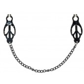 Зажимы на соски Darkside с цепочкой - Lola Games - купить с доставкой в Красногорске