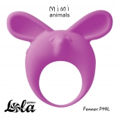 Фиолетовое эрекционное кольцо Fennec Phil - Lola Games - в Красногорске купить с доставкой