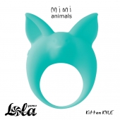 Зеленое эрекционное кольцо Kitten Kyle - Lola Games - в Красногорске купить с доставкой