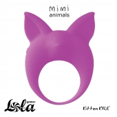 Фиолетовое эрекционное кольцо Kitten Kyle - Lola Games - в Красногорске купить с доставкой