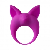 Фиолетовое эрекционное кольцо Kitten Kyle - Lola Games - в Красногорске купить с доставкой