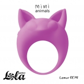 Фиолетовое эрекционное кольцо Lemur Remi - Lola Games - в Красногорске купить с доставкой