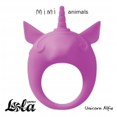Фиолетовое эрекционное кольцо Unicorn Alfie - Lola Games - в Красногорске купить с доставкой