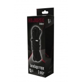 Черная веревка для шибари DELUXE BONDAGE ROPE - 5 м. - Dream Toys - купить с доставкой в Красногорске