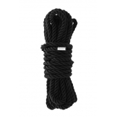 Черная веревка для шибари DELUXE BONDAGE ROPE - 5 м. - Dream Toys - купить с доставкой в Красногорске