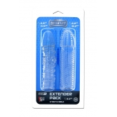Комплект из 2 прозрачных насадок на пенис PENIS EXTENDER PACK - Dream Toys - в Красногорске купить с доставкой