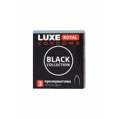 Черные презервативы LUXE Royal Black Collection - 3 шт. - Luxe - купить с доставкой в Красногорске