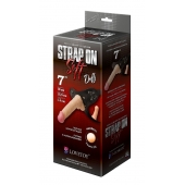 Пояс-трусики Soft-Dolli с 2 насадками - 18 см. - LOVETOY (А-Полимер) - купить с доставкой в Красногорске