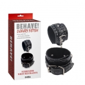 Черные наручники Surrender Wrist Restraints - Chisa - купить с доставкой в Красногорске