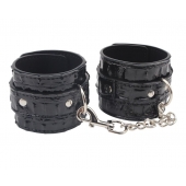 Черные наручники Surrender Wrist Restraints - Chisa - купить с доставкой в Красногорске