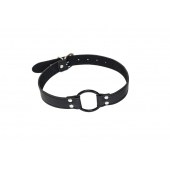 Черный кляп-кольцо Modesty - Lola Games - купить с доставкой в Красногорске