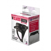 Черный пояс для насадок CLASS STRAP Restyling - LOVETOY (А-Полимер) - купить с доставкой в Красногорске
