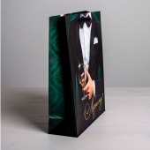 Бумажный пакет «Лучшему!» - 23 х 27 см. - Сима-Ленд - купить с доставкой в Красногорске