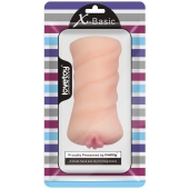 Телесный мастурбатор-вагина X-Basic Pocket Pussy без вибрации - Lovetoy - в Красногорске купить с доставкой