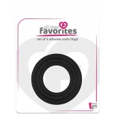 Набор из 3 эрекционных колец SILICONE COCKRINGS - Dream Toys - в Красногорске купить с доставкой