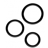 Набор из 3 эрекционных колец SILICONE COCKRINGS - Dream Toys - в Красногорске купить с доставкой