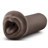 Коричневый мастурбатор-ротик Naughty Nicole - Blush Novelties - в Красногорске купить с доставкой