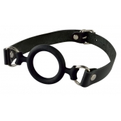 Черный кляп-рамка на регулируемых ремешках - Sitabella - купить с доставкой в Красногорске