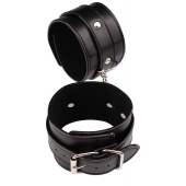 Черные оковы Classic Ankle Cuffs - Chisa - купить с доставкой в Красногорске
