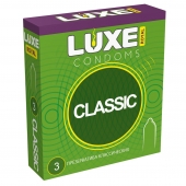 Гладкие презервативы LUXE Royal Classic - 3 шт. - Luxe - купить с доставкой в Красногорске