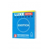 Текстурированные презервативы LUXE Royal Exotica - 3 шт. - Luxe - купить с доставкой в Красногорске