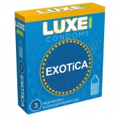 Текстурированные презервативы LUXE Royal Exotica - 3 шт. - Luxe - купить с доставкой в Красногорске