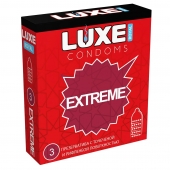 Текстурированные презервативы LUXE Royal Extreme - 3 шт. - Luxe - купить с доставкой в Красногорске