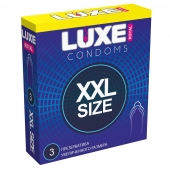 Презервативы увеличенного размера LUXE Royal XXL Size - 3 шт. - Luxe - купить с доставкой в Красногорске
