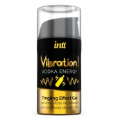 Жидкий интимный гель с эффектом вибрации Vibration! Vodka Energy - 15 мл. - INTT - купить с доставкой в Красногорске