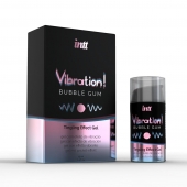 Жидкий интимный гель с эффектом вибрации Vibration! Bubble Gum - 15 мл. - INTT - купить с доставкой в Красногорске
