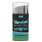 Жидкий интимный гель с эффектом вибрации Vibration! Gin   Tonic - 15 мл. - INTT - купить с доставкой в Красногорске