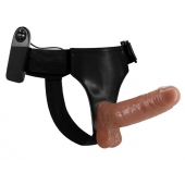 Страпон на трусиках с вибрацией Ultra Passionate Harness - 16 см. - Baile - купить с доставкой в Красногорске