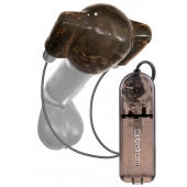 Дымчатый вибростимулятор головки пениса Dual Vibrating Head Teaser - Pipedream - в Красногорске купить с доставкой