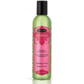 Массажное масло Naturals Strawberry Dreams с ароматом клубники - 236 мл. - Kama Sutra - купить с доставкой в Красногорске