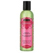 Массажное масло Naturals Strawberry Dreams с ароматом клубники - 59 мл. - Kama Sutra - купить с доставкой в Красногорске
