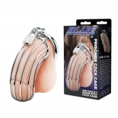 Металлическая клетка Prisoner Cock Сage с замком - BlueLine - купить с доставкой в Красногорске