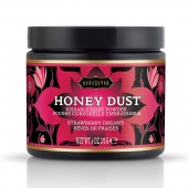 Пудра для тела Honey Dust Body Powder с ароматом клубники - 170 гр. - Kama Sutra - купить с доставкой в Красногорске