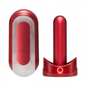 Красный мастурбатор Flip Zero Red   Warmer с подогревом - Tenga - в Красногорске купить с доставкой