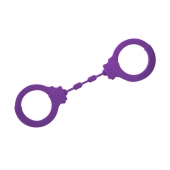 Фиолетовые силиконовые поножи Limitation - Lola Games - купить с доставкой в Красногорске