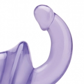 Фиолетовый безремневой страпон Strapless Strap-On - Lux Fetish - купить с доставкой в Красногорске