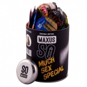 Текстурированные презервативы в кейсе MAXUS So Much Sex - 100 шт. - Maxus - купить с доставкой в Красногорске