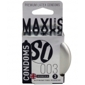 Экстремально тонкие презервативы в железном кейсе MAXUS Extreme Thin - 3 шт. - Maxus - купить с доставкой в Красногорске