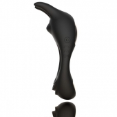 Черное эрекционное кольцо с двумя моторами Zeus Dual Vibe Cock Ring - FeelzToys - в Красногорске купить с доставкой