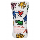 Мастурбатор-туба Keith Haring Soft Tube CUP - Tenga - в Красногорске купить с доставкой